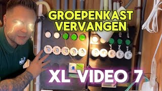 Groepenkast vervangen ⚡️XL video 7  Elektricien  ABB  Fuseboard  Amsterdam [upl. by Royd58]