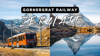 GORNERGRAT Railway in Zermatt Switzerland🇨🇭 Best View Of The MATTERHORN [upl. by Tannenwald536]