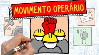 MOVIMENTO OPERÁRIO INGLÊS  História desenhada [upl. by Ulda]