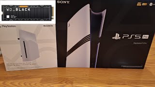 PS5 PRO How to install M2 SSD Expandable Storage amp Disc Drive  WDBlack PS5 to PS5 PRO [upl. by Ellehcer]