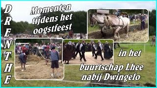 Drenthe  Oogstfeest in het buurtschap Lhee [upl. by Ishmul]