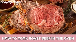 How to Make Roast Beef in the Oven [upl. by Amilb]