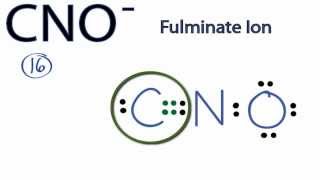 Fulminate Lewis Structure [upl. by Kannry]