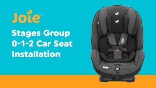 Installation Guide for Joie  Stages Group 012 Car Seat Smyths Toys [upl. by Asillam862]