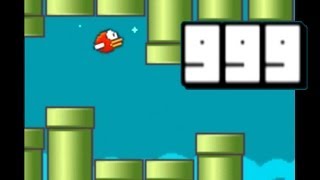 Flappy Bird  High Score 999 impossible [upl. by Keryt514]