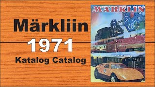 Märklin Katalog 1971 Catalog [upl. by Nerret]