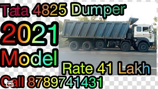 Tata 4825 tk dumper for saletata 4825 tipper for saletata 16 wheel tipperhyvatipperdumper [upl. by Ayot]