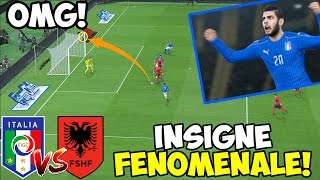 GOL INFAME INSIGNE IN EXTREMIS ITALIAALBANIA PES 2017 ITA [upl. by Tibbitts]