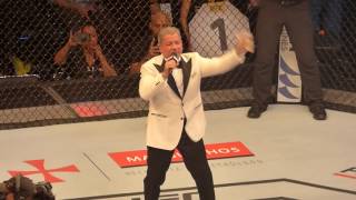 Bruce Buffer Introductions Jose Aldo vs Max Holloway  UFC 212 Rio [upl. by Eeimaj]