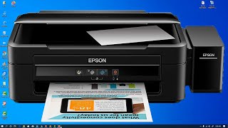 How to download amp install Epson L360 printer driver amp software [upl. by Zacarias]