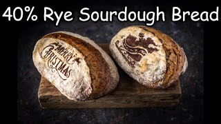 40 Rye Sourdough Bread [upl. by Ludmilla]