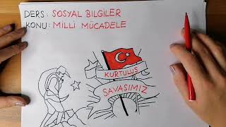 4SINIF SOSYAL BİLGİLER MİLLİ MÜCADELE 1 [upl. by Bunns]