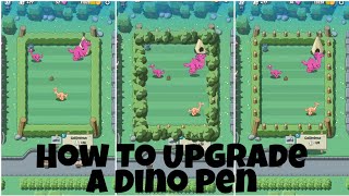 How To Upgrade A Pen In Dino Park Game  Crazy Dino Park GamePlay Walkthrough [upl. by Scully755]