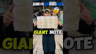 Giant note😲 home made  food minivlog shorts currency [upl. by Yrot]