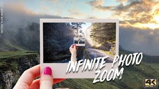 Infinite Photo Zoom  After Effects Template  aetemplates [upl. by Htebyram783]