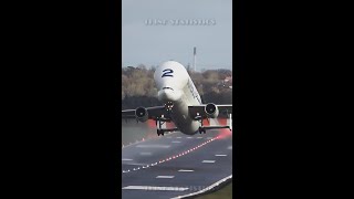 Airbus BELUGA A300600ST TAKEOFF [upl. by Kattie]