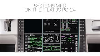 Systems MFD on the Pilatus PC24  Honeywell Aerospace [upl. by Westfall]