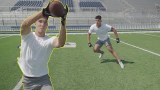 Defensive Back Drills w Taylor Rapp to Improve Back Pedaling Coverage amp Technique [upl. by Scarrow]