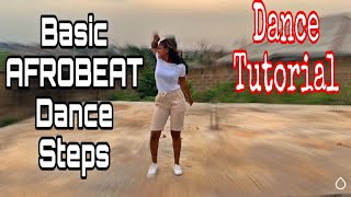 Basic Afrobeat Dance Moves  DANCE TUTORIAL [upl. by Guild]