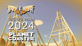 Planet Coaster  Hyperia  Thorpe Park [upl. by Acissj]