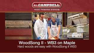 ML Campbell WoodSong II  Maple Staining Demonstration [upl. by Jit]