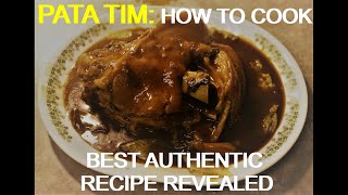 CHINESE PATATIM BINONDO MANILA CHINATOWN RECIPE REVEALEDHOW TO COOK AUTHENTIC BRAISED PORK KNUCKLE [upl. by Tichonn]