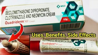 Quadriderm RF Cream Kis Kaam Aati Hai  Beclomethasone Dipropionate Clotrimazole And Neomycin Cream [upl. by Yert]