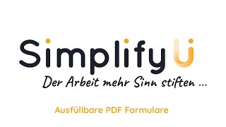 Ausfüllbare PDF Formulare [upl. by Dnalloh]