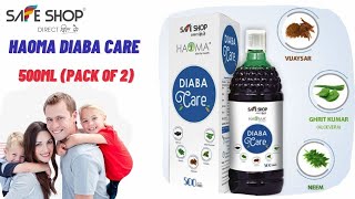 Haoma Diaba Care Ayurveda  Safe Shop India [upl. by Noirod]