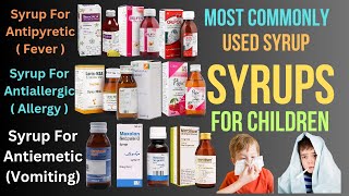 Children’s Syrups for Fever Allergy and Vomiting [upl. by Valry]