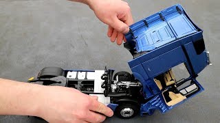 118 MercedesBenz Actros GigaSpace 4X2 tractor 2016  NZG Unboxing [upl. by Almeda408]