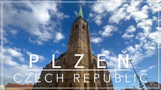 Plzeň Pilsen Czech Republic • iPhone City Tour 4K [upl. by Calva]