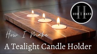 How I Make DIY Tealight Candle Holder [upl. by Ellennaj147]