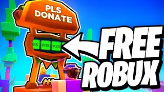 Free Robux durch Pls Donate am Handy bekommen Pls Donate Tutorial 2024 deutsch [upl. by Yeffej240]