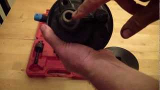 How To Remove A Power Steering Pump Pulley [upl. by Slack]