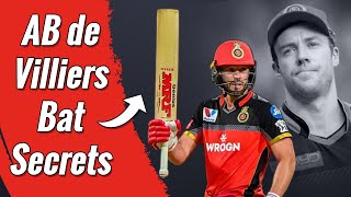 Which Bat does Ab de Villiers Use Ab de Villiers IPL Bat Information [upl. by Dnilasor]