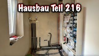 Hausbau Teil 216 Wasserleitungen EG ElektroM [upl. by Kilah]