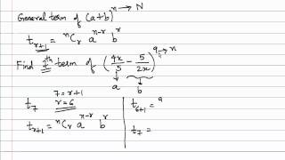 Binomial Theorem General Term [upl. by Anayaran417]