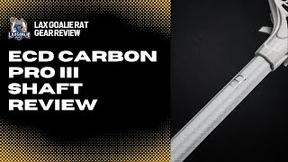 ECD Carbon Pro III Shaft Review [upl. by Akcired]