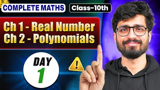 Class 10 Maths  Day 1  Real Numbers amp Polynomials  Class 10  Alakh Pandey  Ritik Sir [upl. by Greyso]