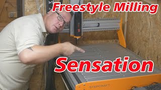 🤗 M700 von Stepcraft  Diese CNC Fräse ist eine Sensation 🤗 mit Freestyle Milling [upl. by Melquist]