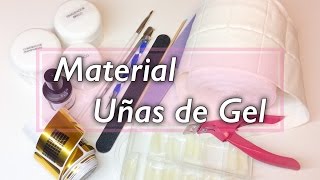 Uñas de Gel  Material necesario [upl. by Manbahs]