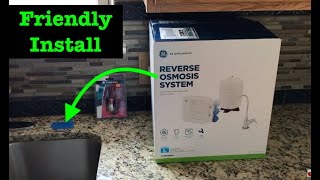 How to install GE Reverse Osmosis system PART 1 [upl. by Iel]