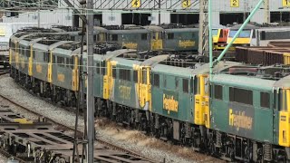 16 X Class 86 In Storage  Basford Hall Crewe 010821 [upl. by Nale]