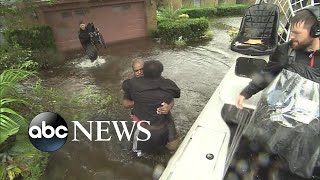 Good Samaritans risk their lives for Hurricane Harvey rescues Part 3 [upl. by Tillion]