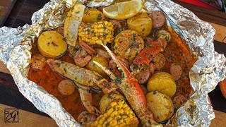 Grilled Shrimp Boil Packets from my NEW Cookbook [upl. by Heintz]