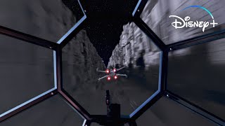 8 Memorable Star Wars Xwing amp TIE Fighter Moments  Disney [upl. by Haridan268]