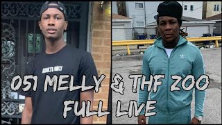 051 Melly Full Live w THF Zoo Talks Clique Up MUBU Krump Getting Jaw Broke amp More  Exclusive [upl. by Adnot]