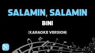 Salamin Salamin  Bini Karaoke Version HD [upl. by Dustman]