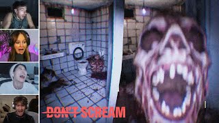 DONT SCREAM Top Twitch Jumpscares Compilation Horror Games [upl. by Anaed162]